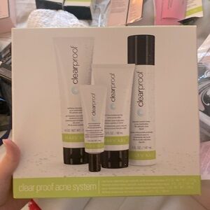 Clear proof skincare set